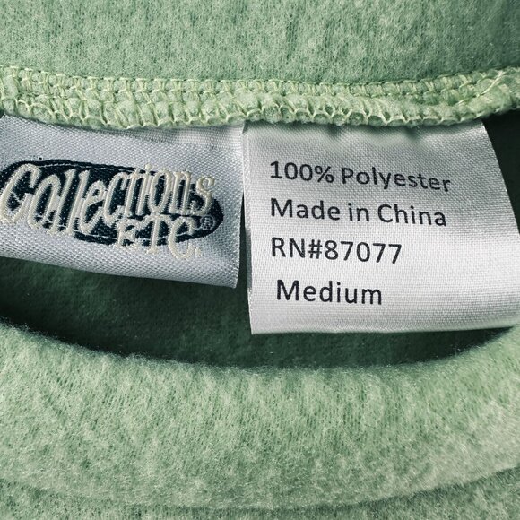 Christmas Womens Size M Snowman Fleece Top Holidays NWOT Embroidered Soft - Picture 6 of 8